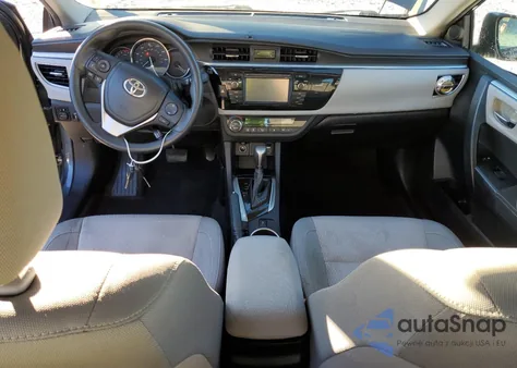 2014 Toyota Corolla L z USA, uszkodzony, nr VIN 2T1BURHE8EC123169